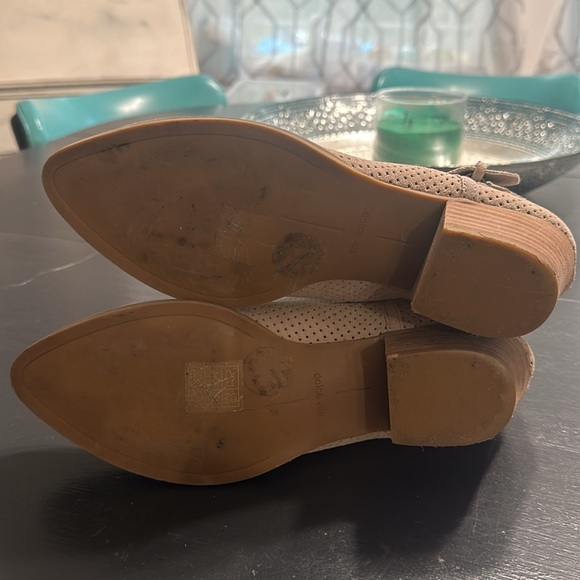 Perforated Suede Ankle Boots - Taupe - Picture 5 of 5